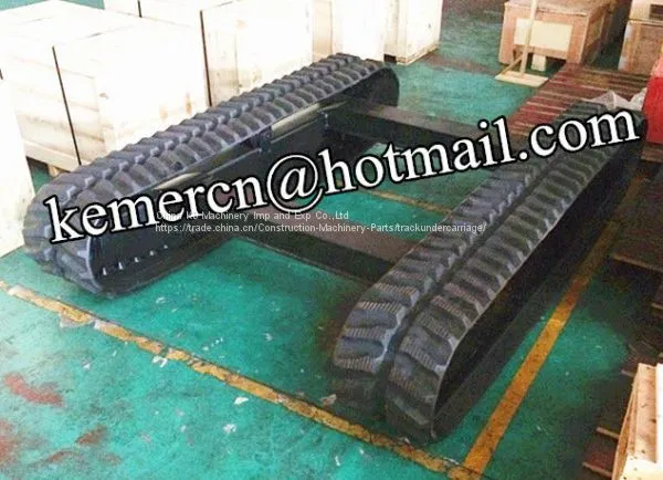 Rubber Crawler Undercarriage Rubber Track Undercarriage With Extension Function photo-5