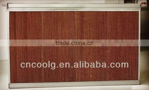 Industrial Aluminium Frame Evaporative Kraft Paper Cooling Pad photo-5