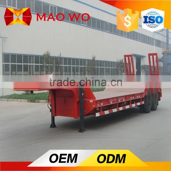 Hot Sale Tri-axle Low Bed Semi Trailer in Malaysia photo-3