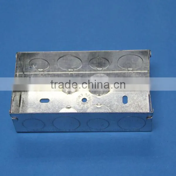 Junction Box- BS4662--3x6/2gang /GI Box 47mm photo-3
