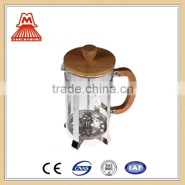 Best Products W124-CP055 New Products Unique Glass Bamboo French Press
