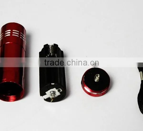 3AAA Battery Mini 9 LED Led Flashlight Cheap Flashlight photo-5