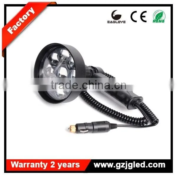 Factory Outlet 3000 Lumens LED Handheld Vehicle Hunting Spot Torch Camping Work Fishing Light 12V photo-3