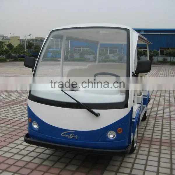 Unique Best Sale Passenger Transport Battery Powered Sightseeing Shuttle Bus photo-2
