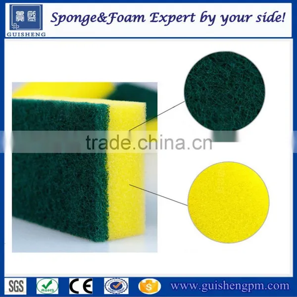 China Factory Wholesale Cleaning Sponge With Scouring Pad for Kitchen photo-2