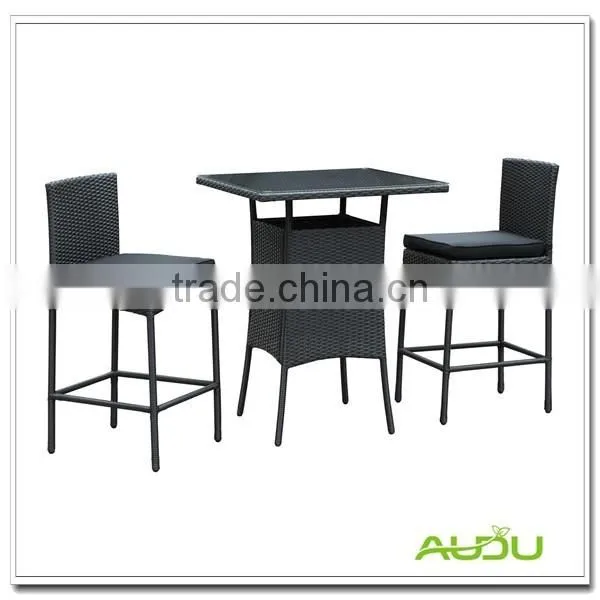 Audu Wicker High Back Dining Chair/High Back Bar Dining Chair photo-2