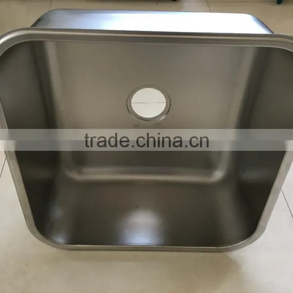 Commercial 304# Stainless Steel Square Sink photo-3