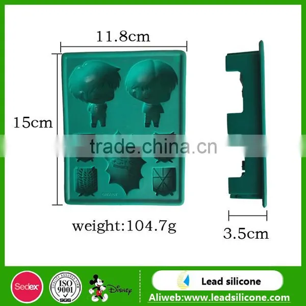 Factory Wholesale Personalized Custom Giant Silicone Ice Cube Tray photo-5