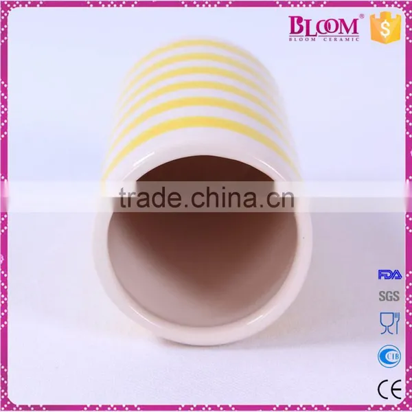 Cheap Round Shape Ceramic Vase Home Decor photo-3