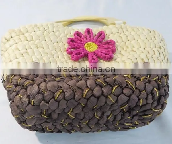 Mini Innovative Summer Woven Straw Bag Beach Natural photo-4