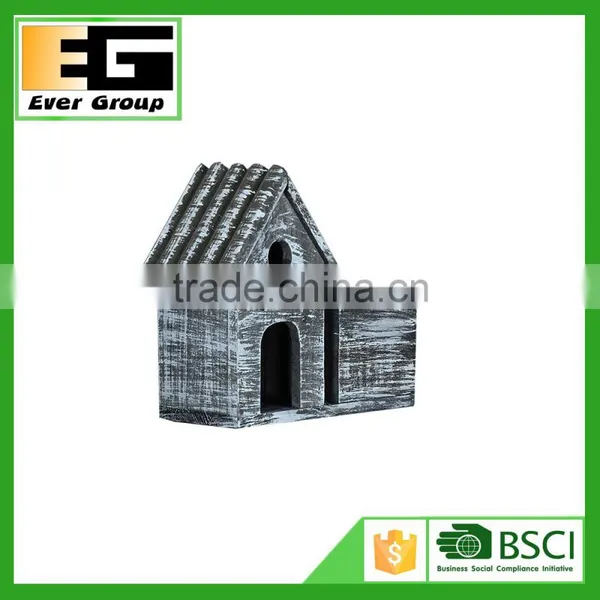 Gray Square Wooden Design Garden Flower Pot photo-2