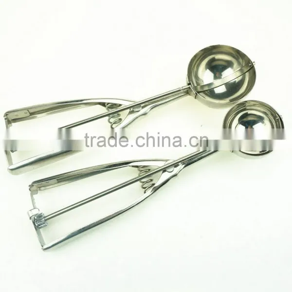 42151 Kitchen Utensil Heated Favor Stainless Steel Ice Cream Spoon photo-4