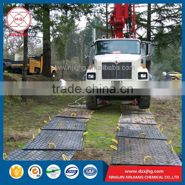 Heavy duty crane truck road roller construction road mat