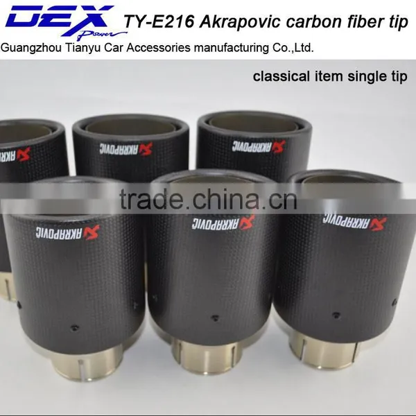 Various Size New Style Carbon Fiber Exhaust Tip Akrapovic Tip photo-3