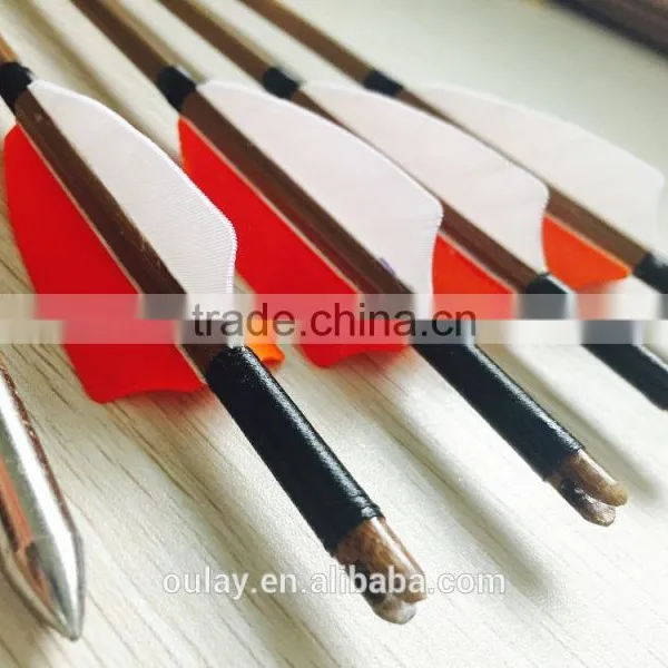 Hand-spined Self-nock Tonkin Bamboo Shafts Nailed With Bullet Tips For Archery Tournament photo-6