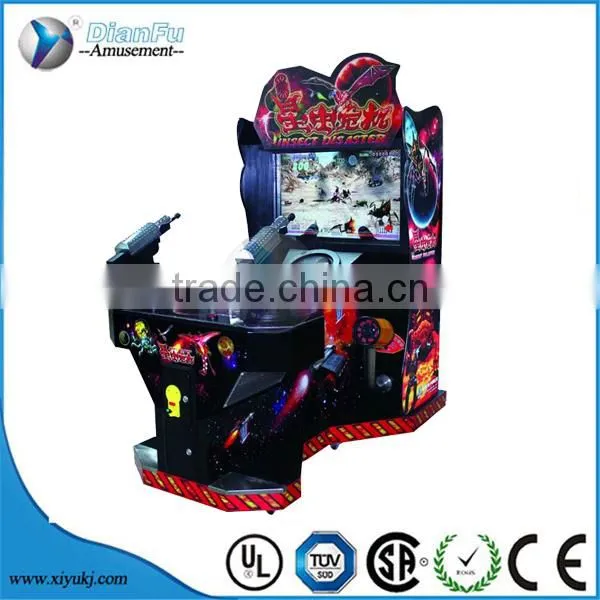 Kids Coin Operated Insect Disaster Simulator Game Machine/Gun Shooting Simulator Games Machine