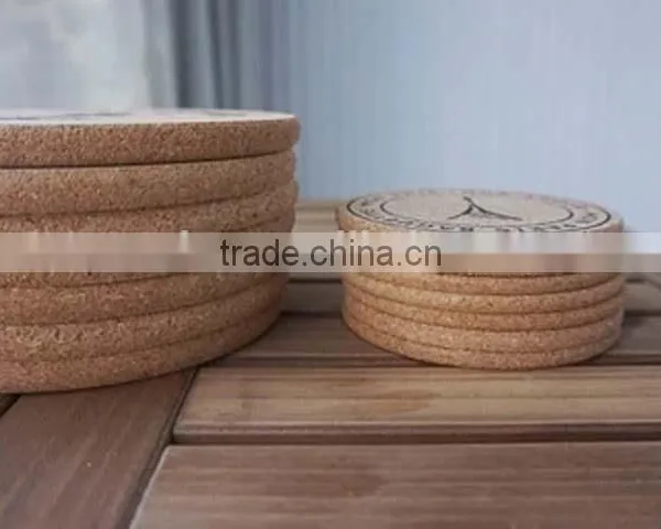 Unique Cute Custom Logo Cork Cup Mat photo-3