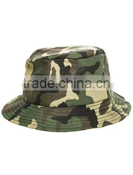 Woven Label Camo Cotton Custom Printed Sublimation Bucket Hat photo-3