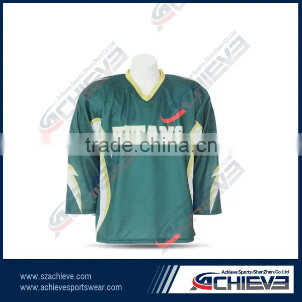 Sport Custom Printed Ice Skates Jersey Custom Sublimation Hockey Goalie Shirts photo-2