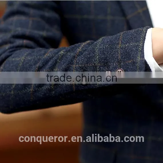 Grid Window Pane Man Suit.BSPL0643 photo-5