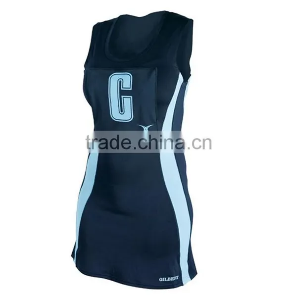 Plus Size Sublimated Custom Girl Sex Netball Jersey and Netball Dresses Skirts With Bibs photo-3