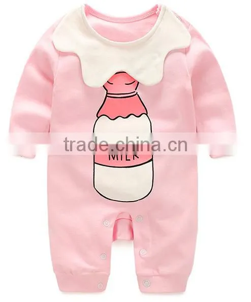 Customized Unisex Gender Baby Rompers 0-3-6months Adorable Printing Wholesale Good Quality Baby Sleeve Babysuits photo-3