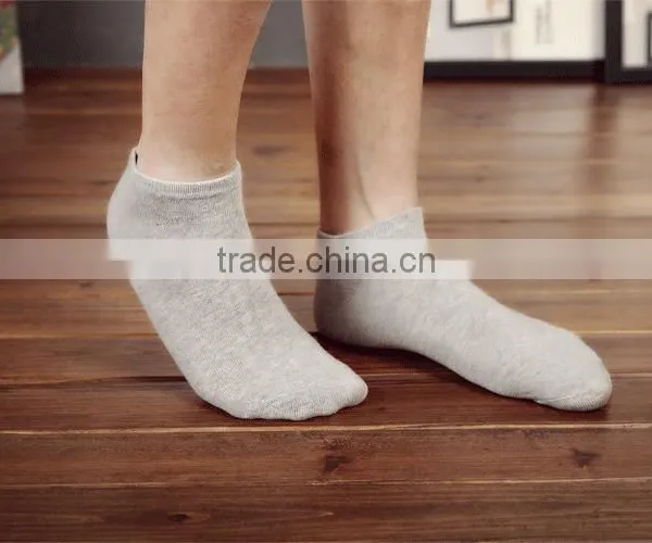 Spring Summer Men Cotton Ankle Socks for Men's Business Casual Solid Colors Short Socks Male Sock Slippers photo-3