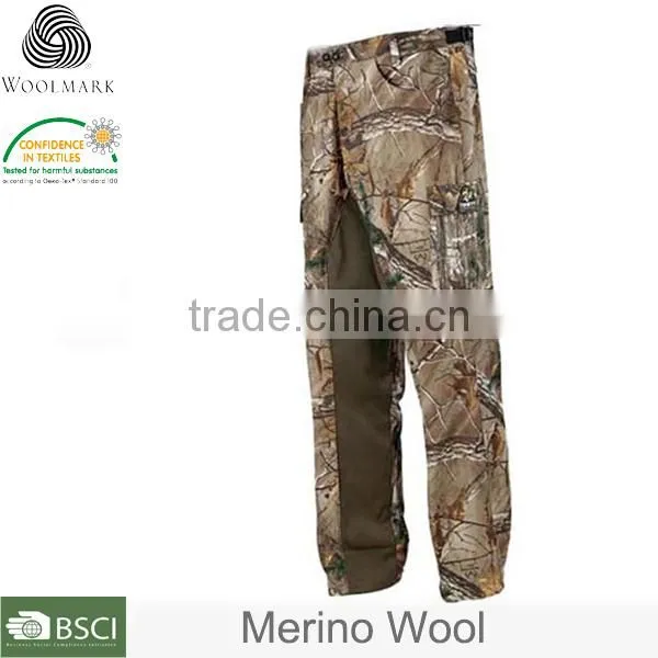 Merino Wool Men's Forest Camo Motorcycle Pants photo-4