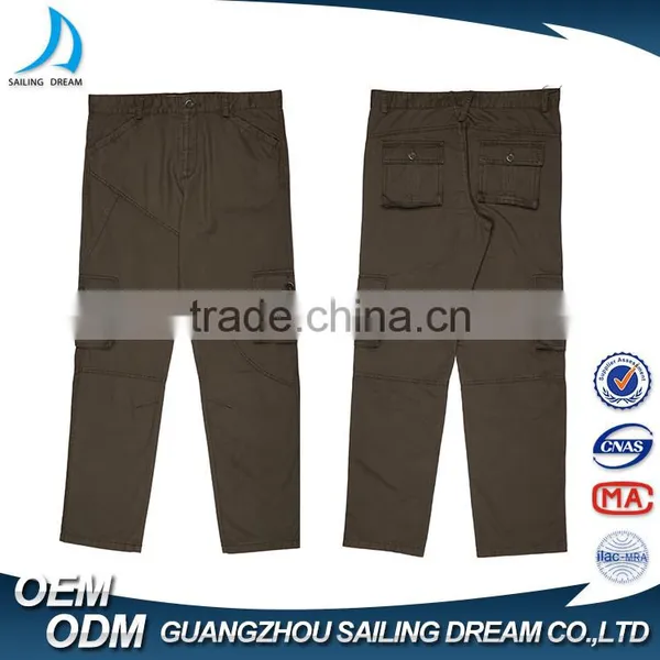 High Quality Bulk Wholesale Cheap 100% Cotton Work Trousers Pants European Style Mens Chino Pants photo-6