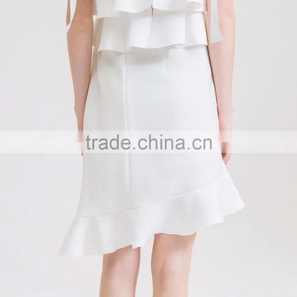 2017 Elegant Fashion Oem High Waist Fomal Women Latest Lady Skirt photo-2