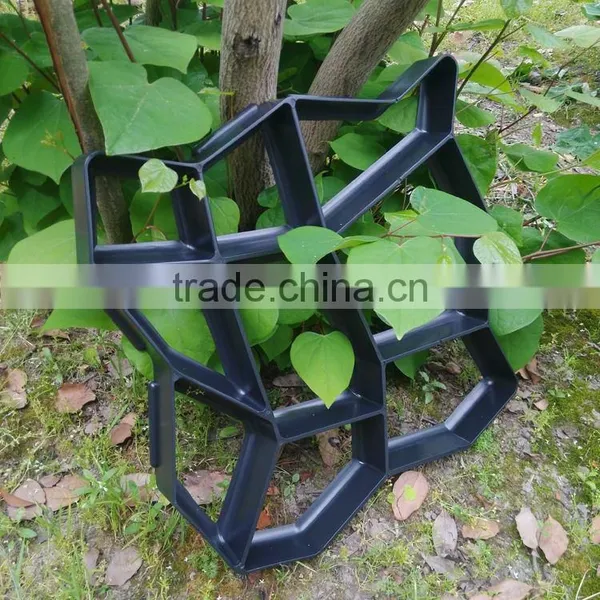 Popular Garden Path Plastic Concrete Pavement Mould DIY Garden Tools for Making a Pathway Pavement Pattern Maker photo-2