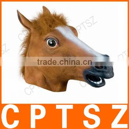 Top Hot Selling Fashion Full Face Carnival Mask Celebrations Party Different Design Realisic Horsehead Mask photo-2
