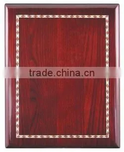 Wholesale Custom High Glossy Finish Blank Wooden Shield Plaque /trophy /awards For Gifts JKC-008 photo-2