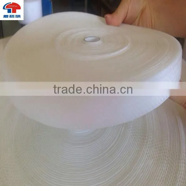 Blue and White Adhesive Backed Hook and Loop Tape / Unnapped Hook and Loop photo-6