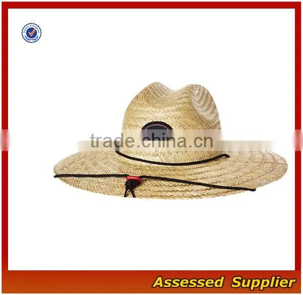 Custom Australia Men's Brands Straw Surf Hat Lifeguard Safari Straw Hat Sombrero Straw Hat Wholesale photo-4