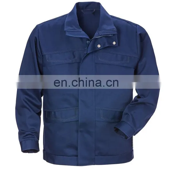 Cheap Us Navy Blue 100% Cotton Workwear Work Engineer Jacket photo-2