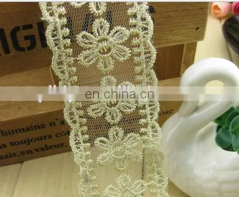 White Woven Lace for Textile photo-2