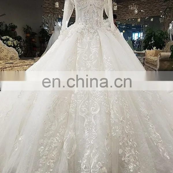 LS00371-1 Long Sleeves White Plus Size Designer Bridal Dresses in Karachi Gowns Wedding Dresses photo-2