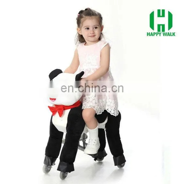 HI Indoor Playground Plush Walking Ride on Horse Toys photo-5