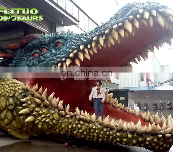 Customer Made Giant Size Moving Animals Crocodile photo-3