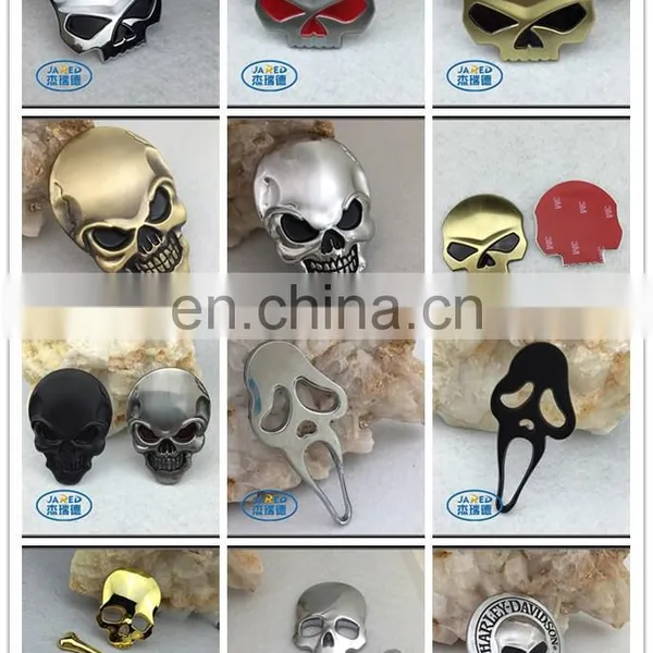 Zinc Alloy Material Custom Made Skull Car Badge for Promotion photo-4