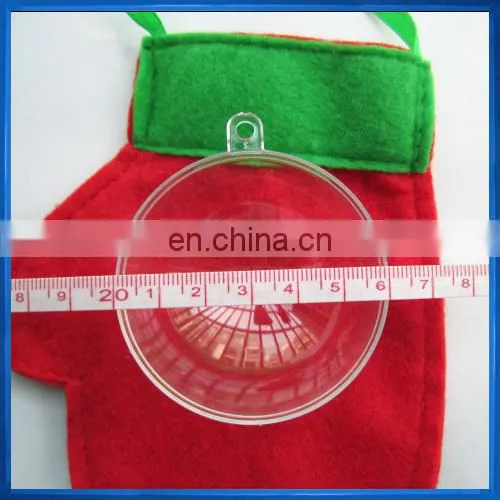 6cm Clear Plastic Bauble Christmas Tree Decoration Opening Fillable Ball photo-2