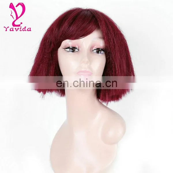 AAAAA Grade Swiss Lace no Tangling Peruvian Human Hair Bob Wig, Bob Wig Cosplay