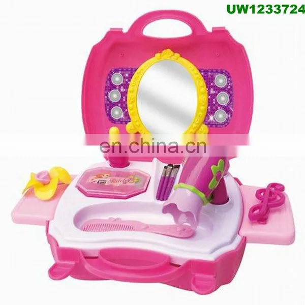 Role Play Jewelry Kit for Girls Toy Set Princess Suitcase Gift for Kids Children 3 Years Old photo-6