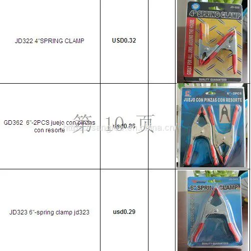 JD306 MIMI Spring Clamp Set Mini Pinces Ressort 2