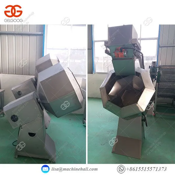 Flour Coated Food Tumbler Machine Flavored Popcorn Machine photo-3