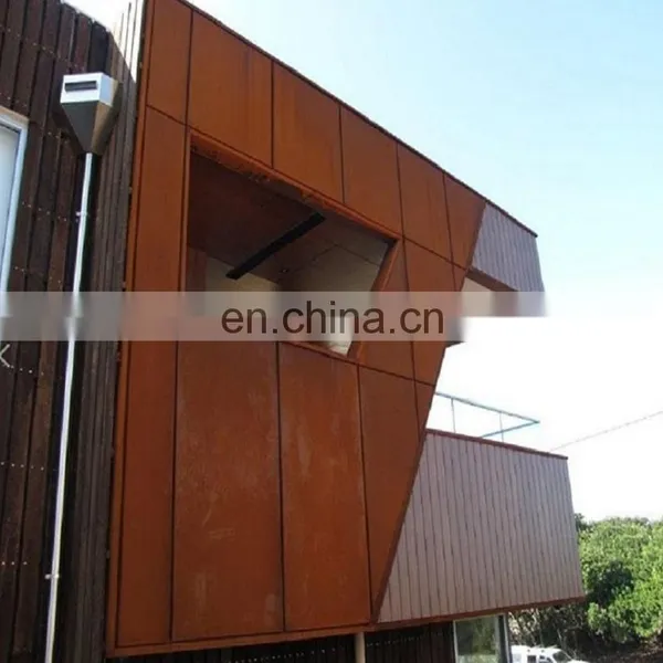 Facade Corten Steel Wall Cladding Price m2 photo-4