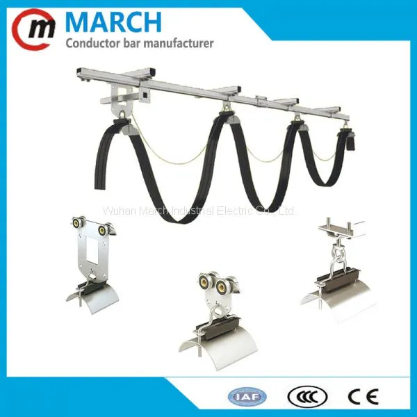 China Factory Supply Festoon C-track Cable Trolley C40 C63 I-BEAM photo-2