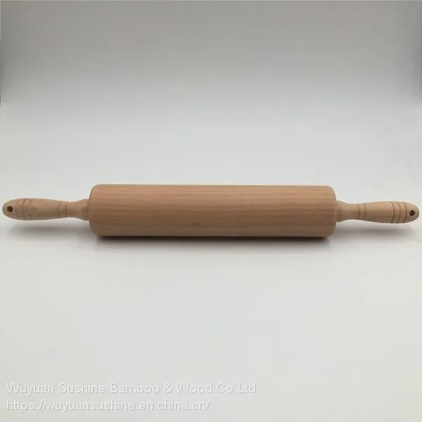 Wooden Rolling Pin,Made of Beech photo-4