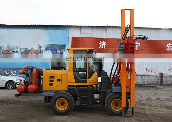 Hydraulic Small Screw Pile Machine Helical Pile Driver photo-7